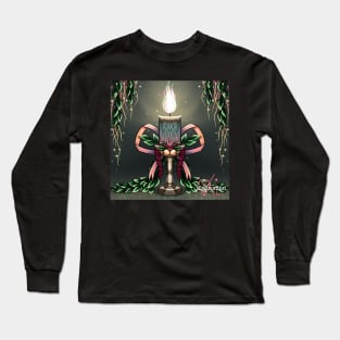 Christmas decorations candle Long Sleeve T-Shirt